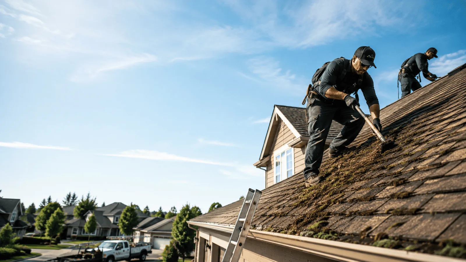 Roof Moss Removal in Gresham, WI near me